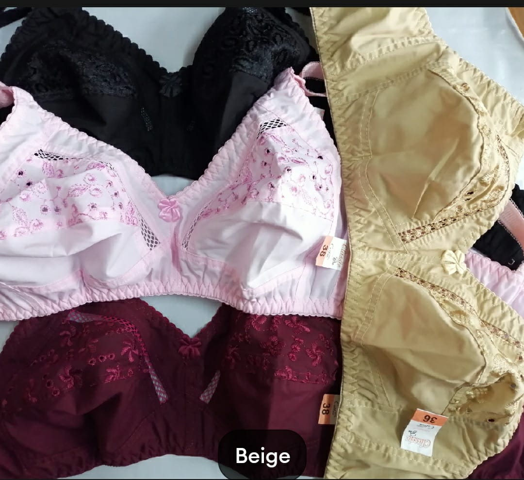 Pack Of 6 Imported Cotton Bra For Womens