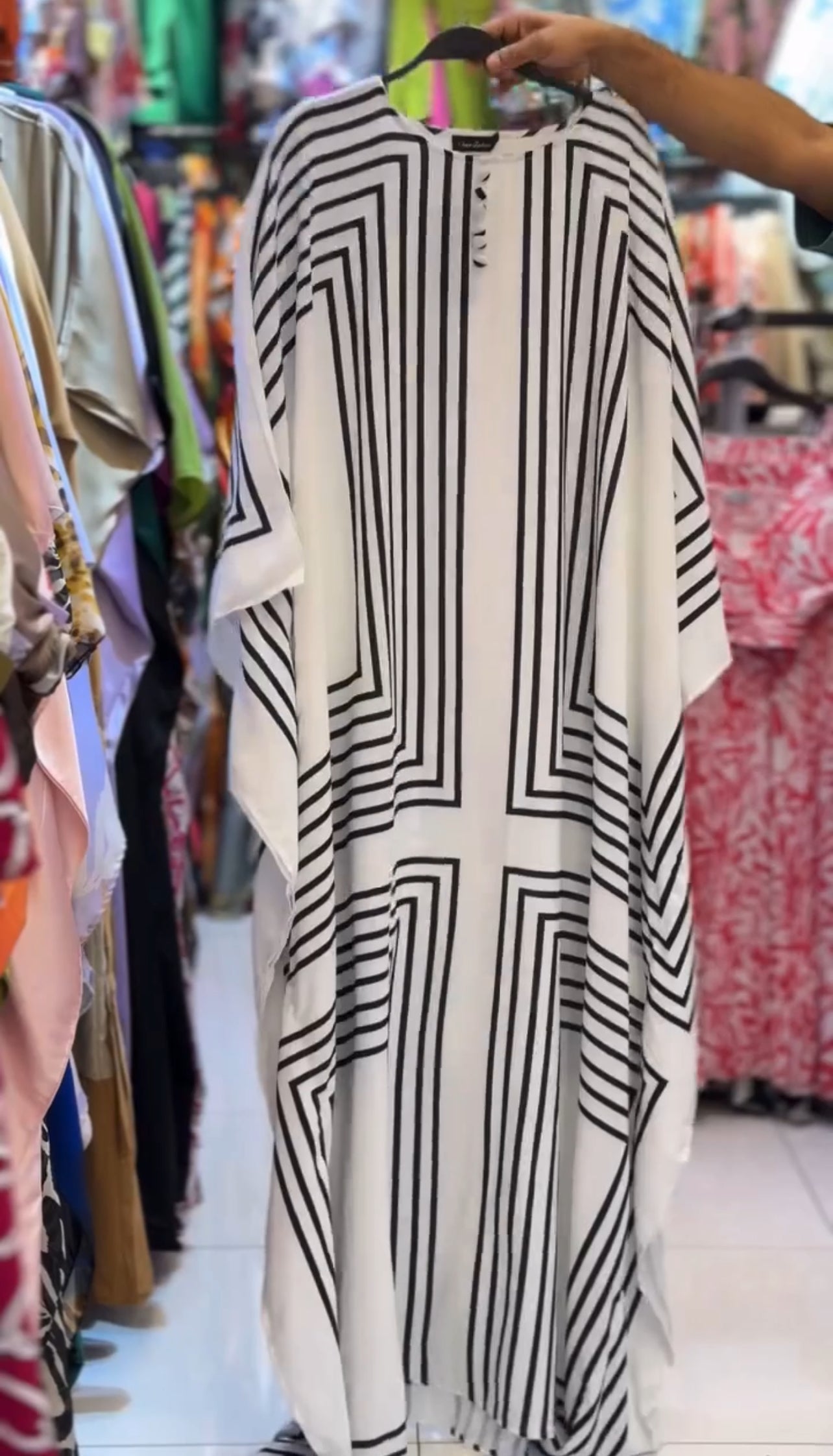 Silk Kaftaan Dress