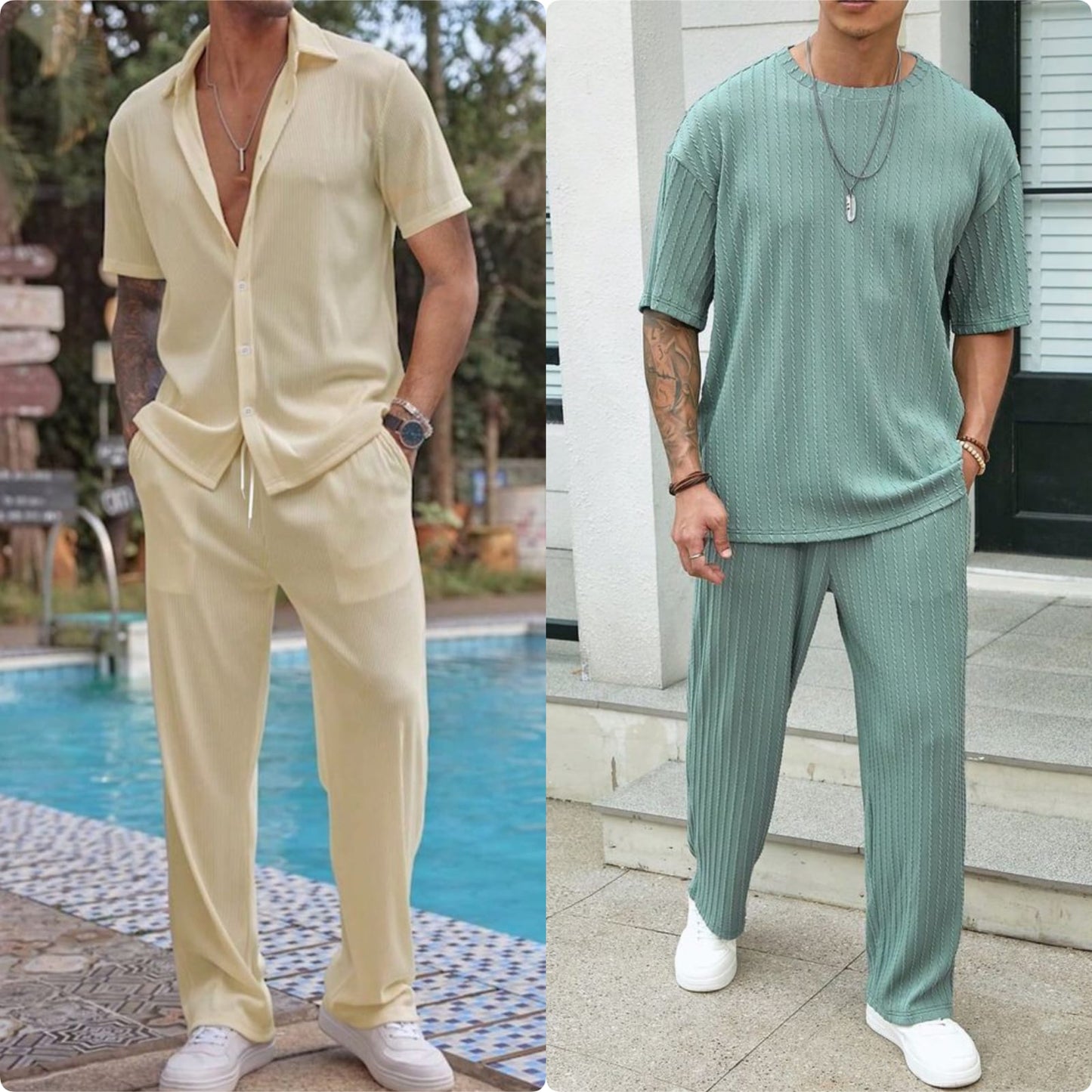 Pack of 2 Men's Summer Suit For Men l Upto 50% Off Summer Sale l Article # DOS-SS-2520/142