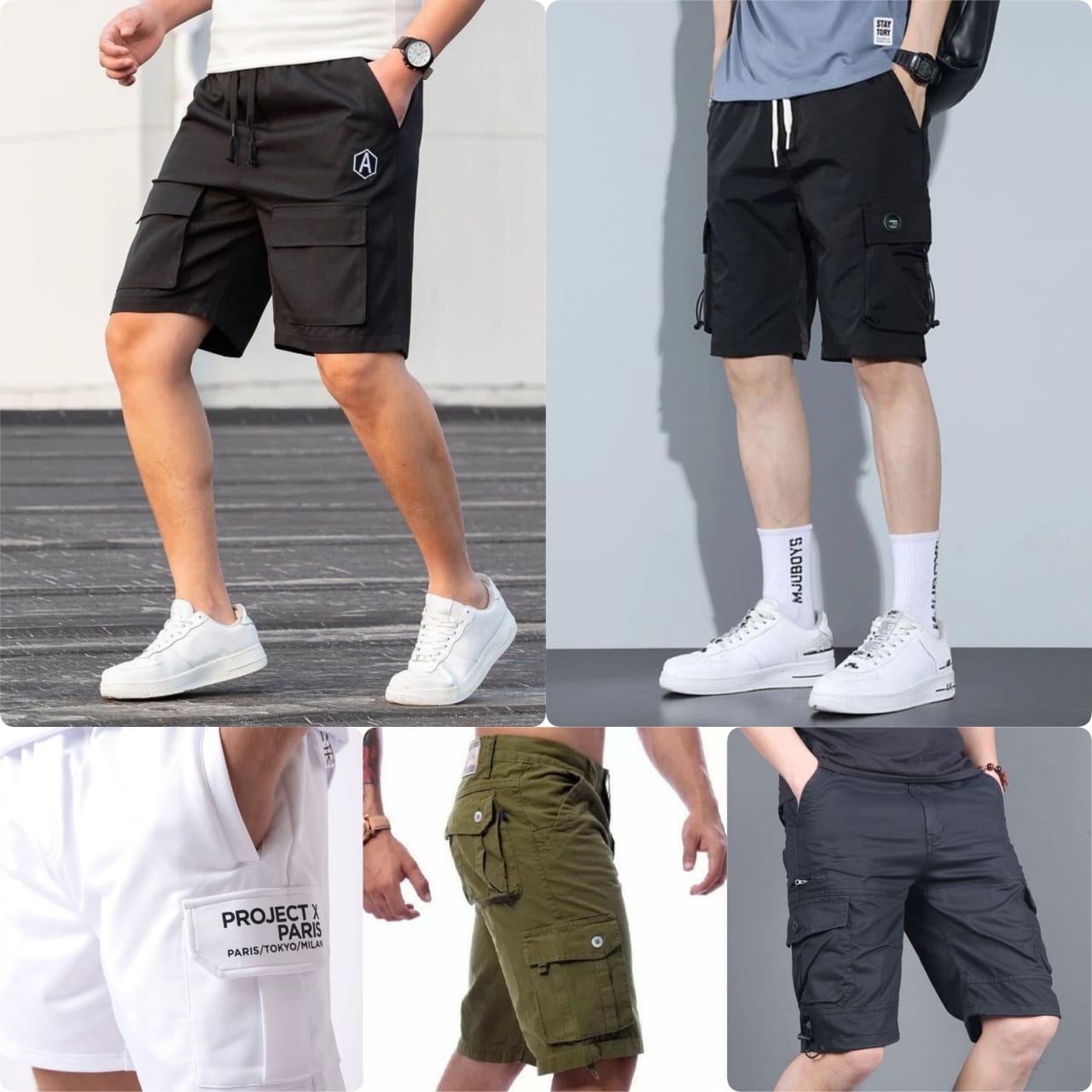 Pack of 5 Premium Cotton Shorts β All-Day Comfort | Breathable | All Sizes Available