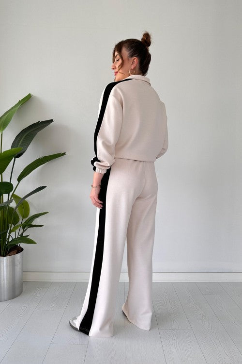 Zipper Panel Tracksuit