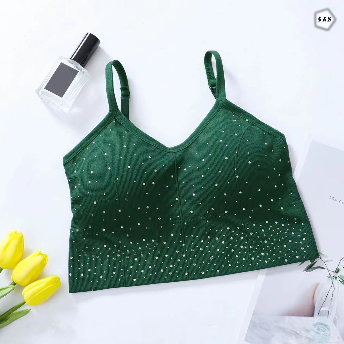 Stones Design Pack Of 3 Sports Bra/Bralette