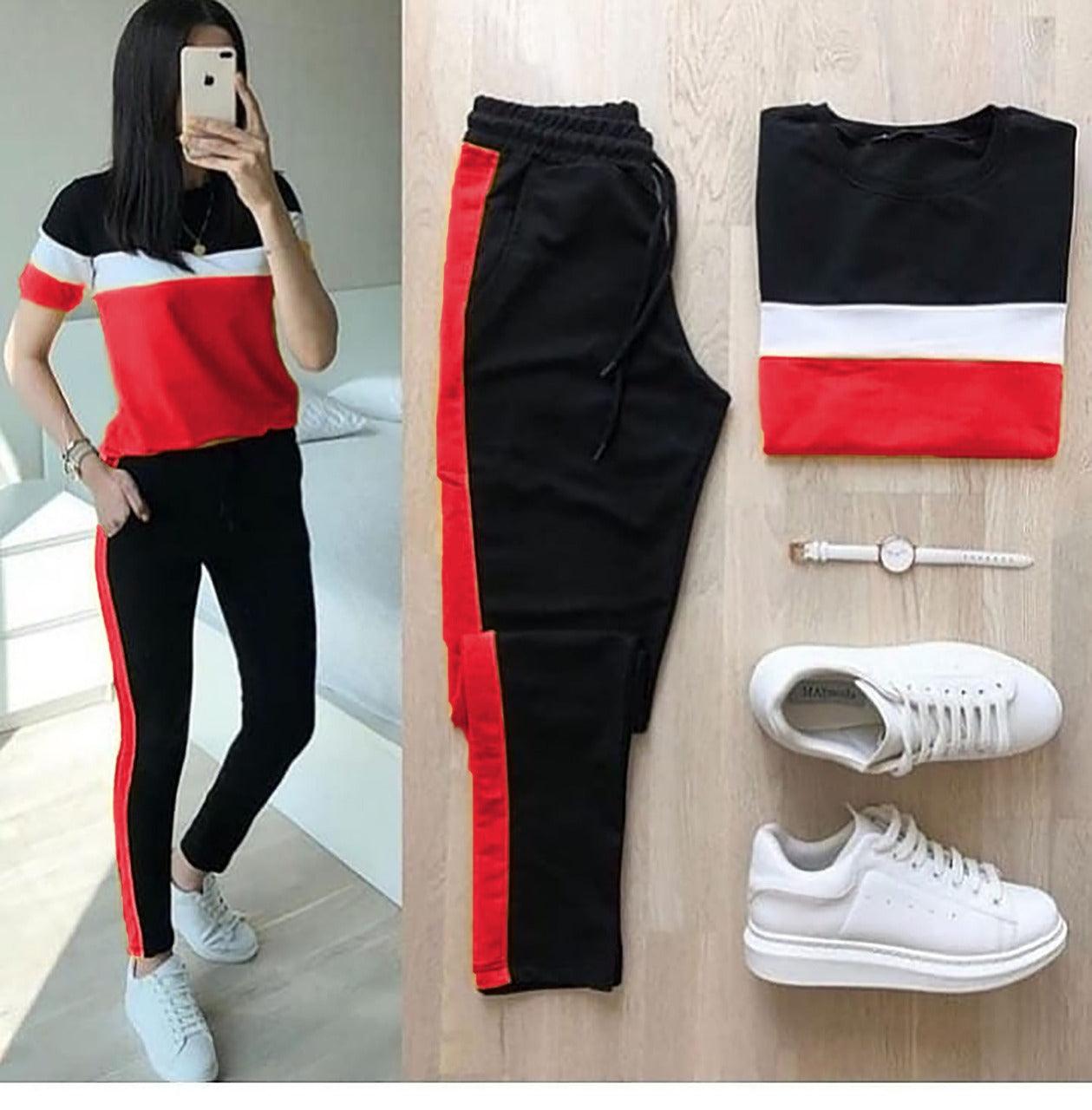 Color Panel Summer Tracksuit
