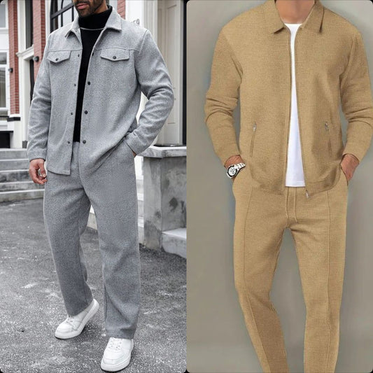 Pack of 2 Autumn/Winter Men’s Tracksuit Sets – Long Sleeve Sweatshirt & Joggers 76535