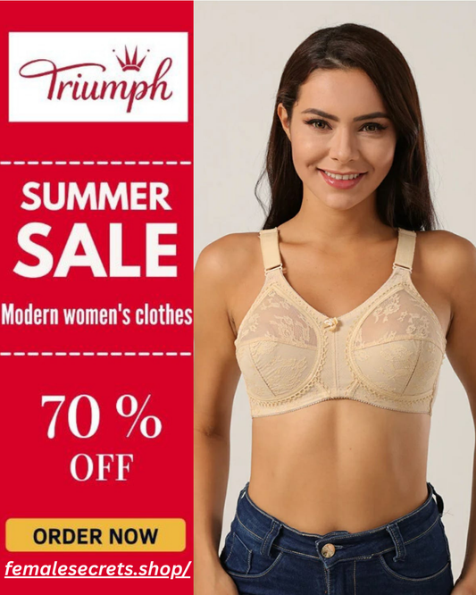 70% OFF | PACK OF 1 IMPORTED TRIUMPH DOREENA BRA BEST FOR SUMMER | FREE HOME DELIVERY